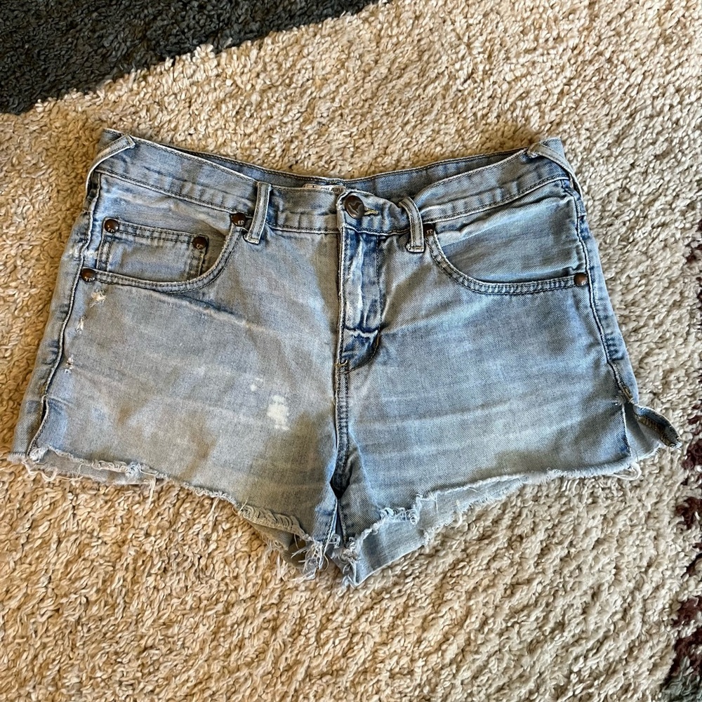 Free people short shorts!